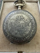 Rare montre gousset - rare, cylindre