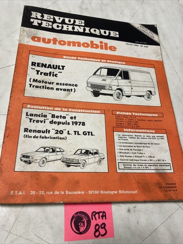 Renault fourgon trafic - trafic, essence