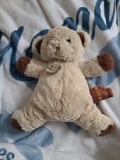 Peluche Doudou Ours histoire d'ours Collec chocolat au lait  marron beige 26 Cm 