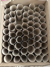 60 tubes en carton rouleaux de