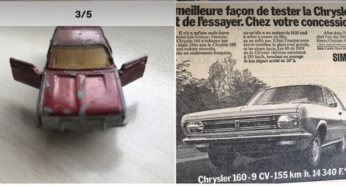 Majorette chrysler 180 208 - majorette,