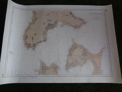 Carte marine détroit - ,