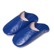 Blue BABOUCHE / Womens Leather