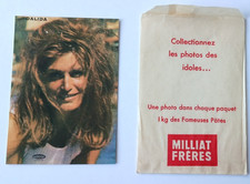 DALIDA (3) Photo des Idoles Milliat Frères Publistar Chanteur Chanteuse Carte