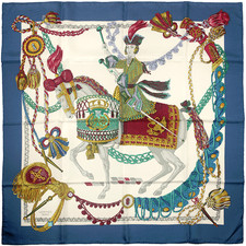 Hermes Scarf LE TIMBALIER 90cm