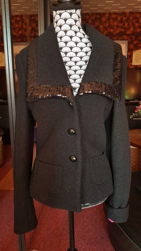 Veste laine bouillie - laine,