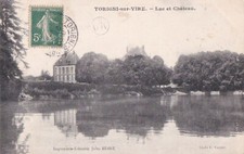 CPA 50 NORMANDIE près St Lo Condé/Vire TORIGNI-sur-VIRE Lac et Château - 1900