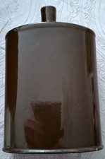 Gourde anglaise vert émaillé