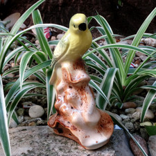 Oiseau en faïence vintage