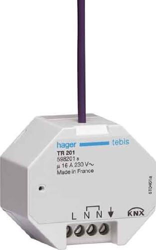 Hager tr201 module 1 sortie - hager,