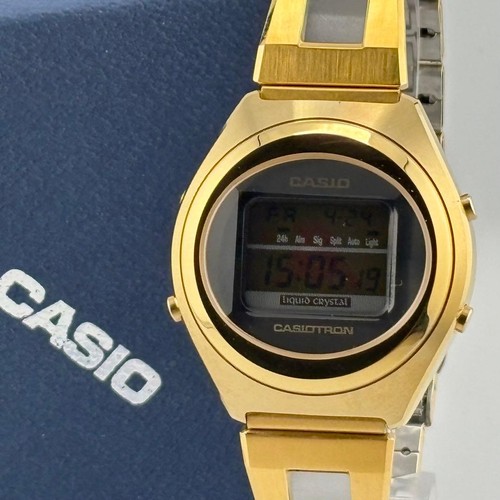 Montre quartz dorée casio - montre,