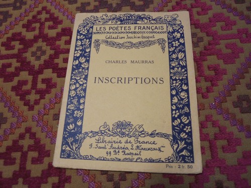 Inscriptions charles - de,