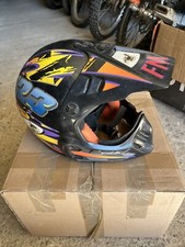 Casque Moto Cross Trial Ancien Vintage Années 90 FM