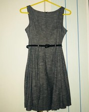 Planet Gold Grey belted A-line