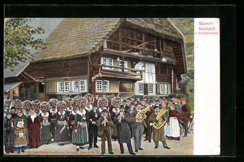 Peterzell mariage paysan - peterzell,, en