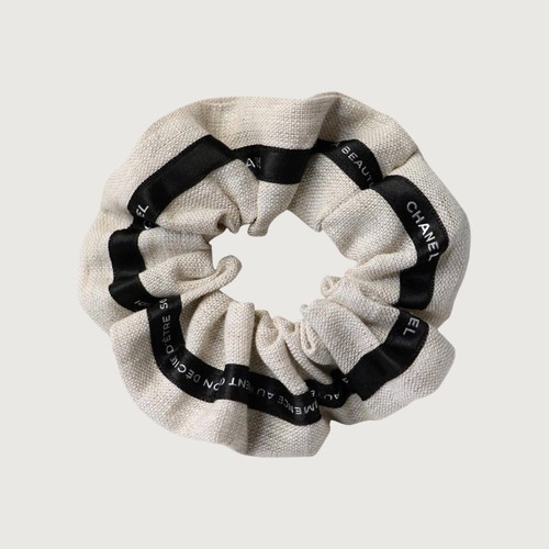 Chouchou ruban chanel - |, beige