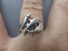 bague dauphins argent 925