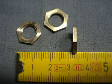 Ecrous en laiton 6 pans (8) pas standard des luminaires 10 mm x 1 mm (réf L1)
