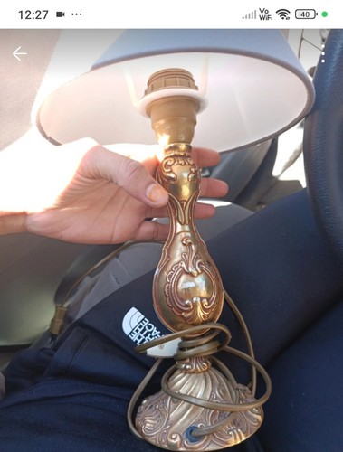 Pied lampe bronze - pied,