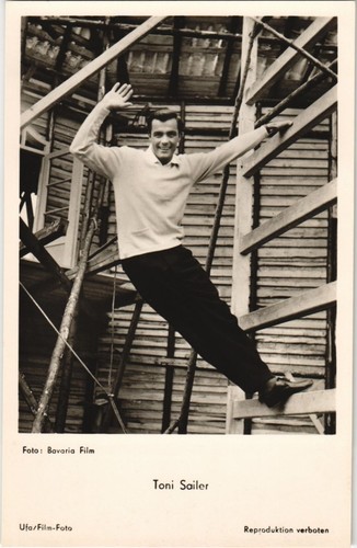 Cpa toni sailer - toni, film