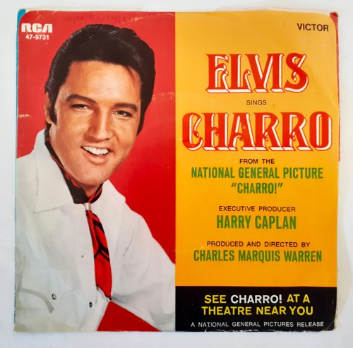 45t elvis presley charro - 45t, /