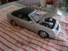 MERCEDES BENZ CLK CABRIOLET bordeaux 1/18 ANSON 30338 voiture miniature collecti