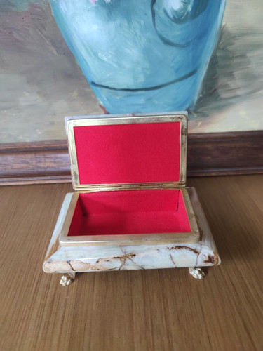Boîte bijoux onyx - bijoux,