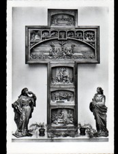 CANCALE (35) Abbé QUEMERAIS / SCULPTURE "CROIX DU SACRIFICE" sur bois