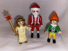 Playmobil Père Noël Lutin Et Ange Christmas