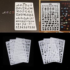 3 Pièces Journal Pochoir