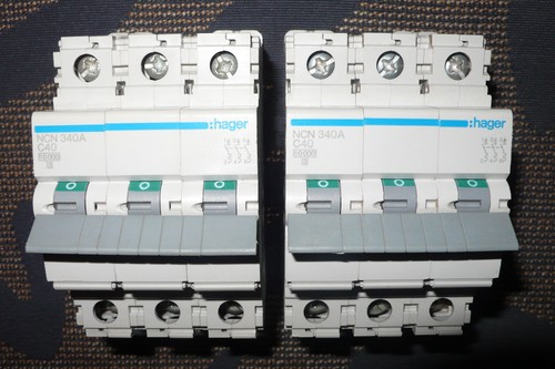 Disjoncteur triphase 40a - triphase,