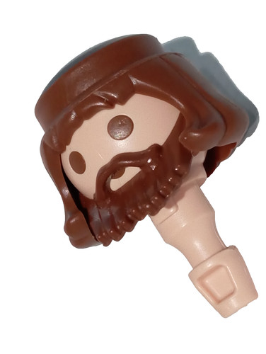 Playmobil tête barbe perruque - tÊte,