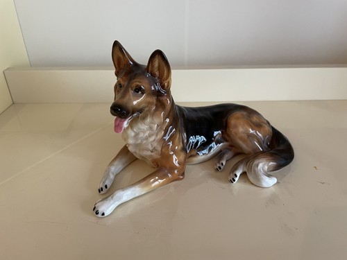 Statuette chien berger - statuette,