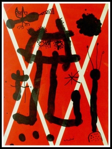 Joan miro lithographie - miro,