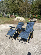 2 Fauteuils transat LAFUMA Bien confortable Pliable 1970-80