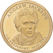 [#1046451] Pièce de monnaie, États-Unis, Andrew Jackson, dollar, 2008, États-Unis Comme neuf, S