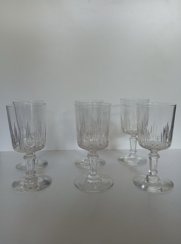 Verres ancien cristal - 6,