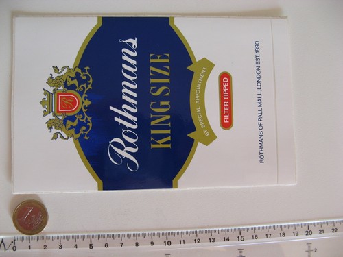 Autocollant cigarette rothmans - autocollant,