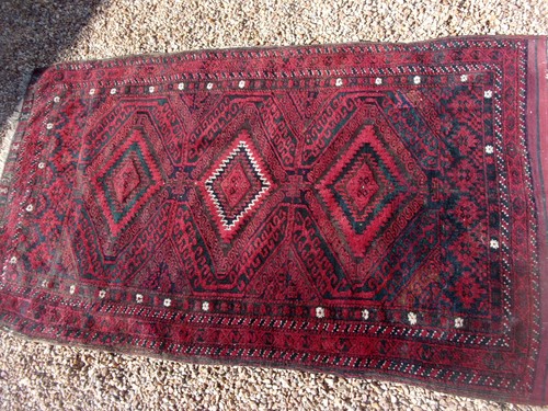 Ancien tapis moyen - tapis, orient