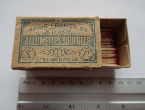 Boite allumette soufrées - boite,