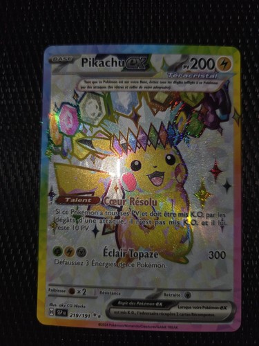 Carte pokémon pikachu - pokémon,
