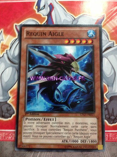 Carte requin aigle - yu,