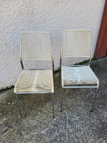 Paire chaises 1960 - chaises,