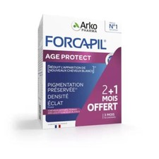 Forcapil Age Protect Cheveux Blancs & Ternes 90 comprimés