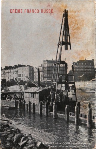 Cpa paris berges seine - cpa,