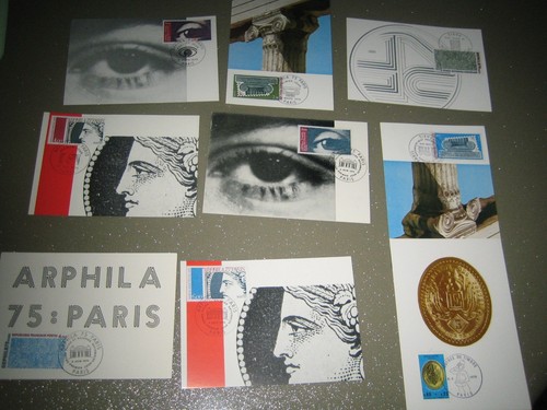 Lot cartes 1er - lot, 9