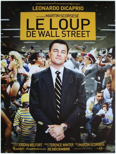 Loup wall street affiche - loup, de
