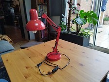 Lampe D'architecte Articulé A Poser De Bureau  Rouge  NF Luminaires