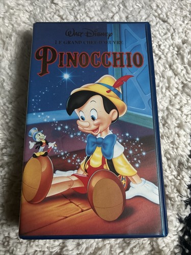Cassette vhs pinocchio walt - -,