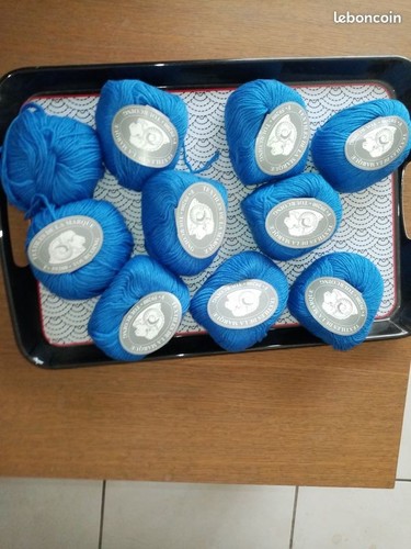 Lot pelotes laine - 10, 50%